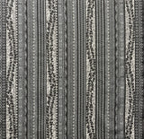 Traditional Tattoo Lei Poly Cotton Fabric - Traditional Polynesian Tattoo Print, 45" Width (1 Yard)