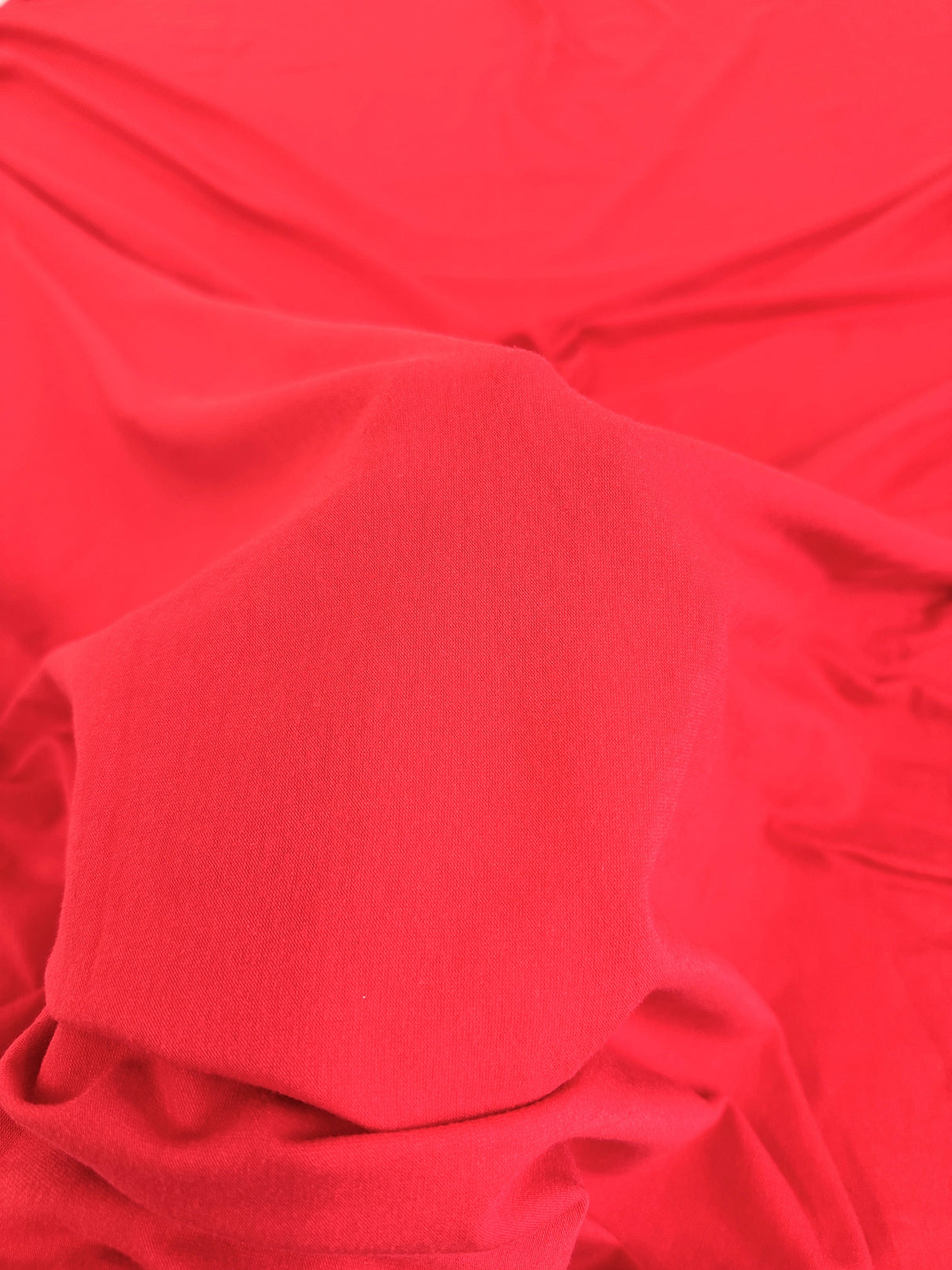 Red Cotton Jersey Spandex