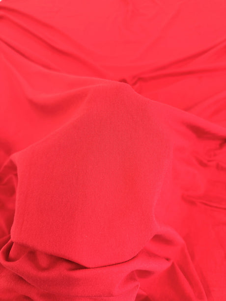 Red Cotton Jersey Spandex