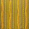 Traditional Tattoo Lei Poly Cotton Fabric - Traditional Polynesian Tattoo Print, 45" Width (1 Yard)