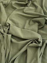 Cotton Jersey Knit Army Green