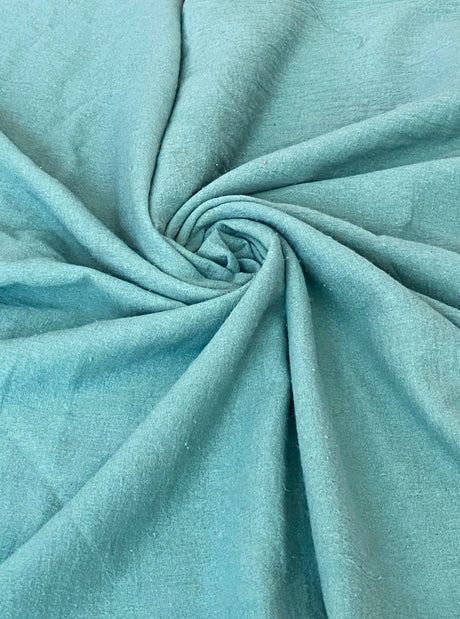 Crinkle Cotton Gauze Calypso Green