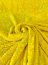 Yellow Sequin Velvet