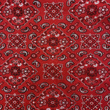 Bandana Paisley Print Nylon Spandex Fabric - Paisley Print, 60" Width (1 Yard)