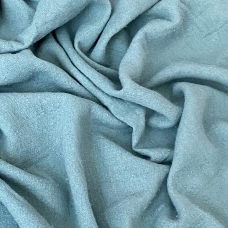 Crinkle Cotton Gauze Calypso Green