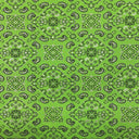 Bandana Paisley Print Nylon Spandex Fabric - Paisley Print, 60" Width (1 Yard)