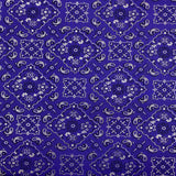 Bandana Paisley Print Nylon Spandex Fabric - Paisley Print, 60" Width (1 Yard)