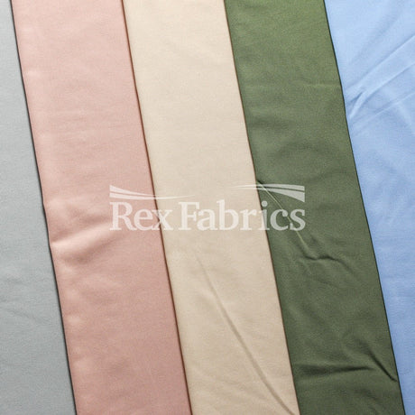 Micro Nylon 4-Way Stretch Nylon Spandex Fabric - Solid, Multiple Colors, 58/60" Width (1 Yard)
