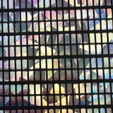 Hologram Foil Polyester Spandex Fabric 60"