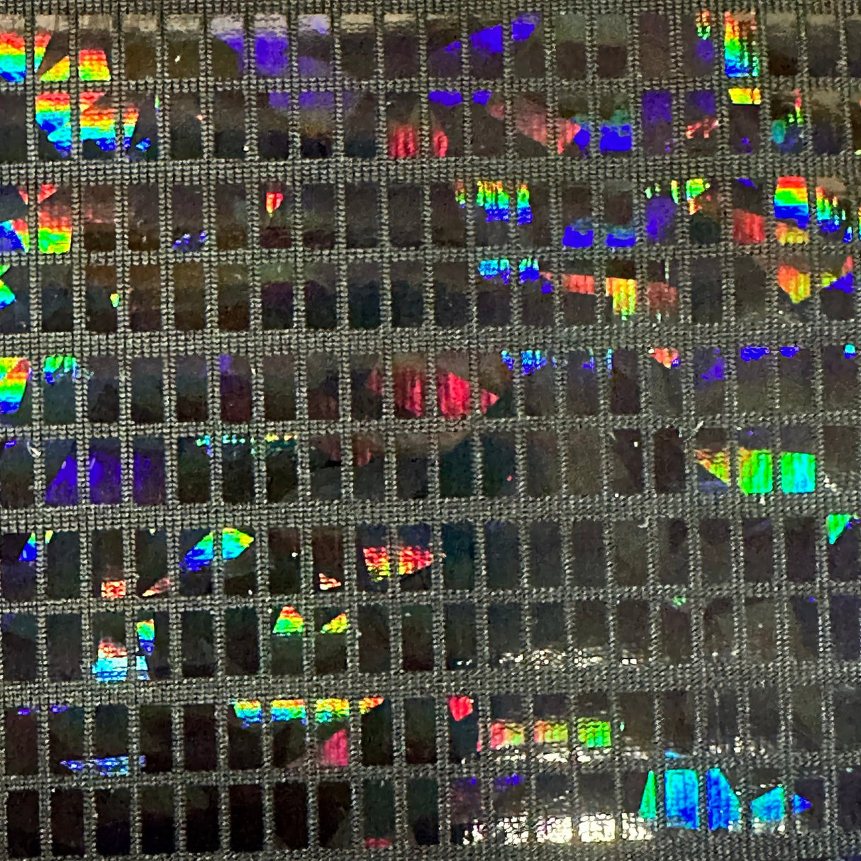 Hologram Foil Polyester Spandex Fabric 60"