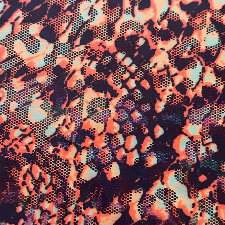 Polyester Spandex Fabric Illusion Snake 60"
