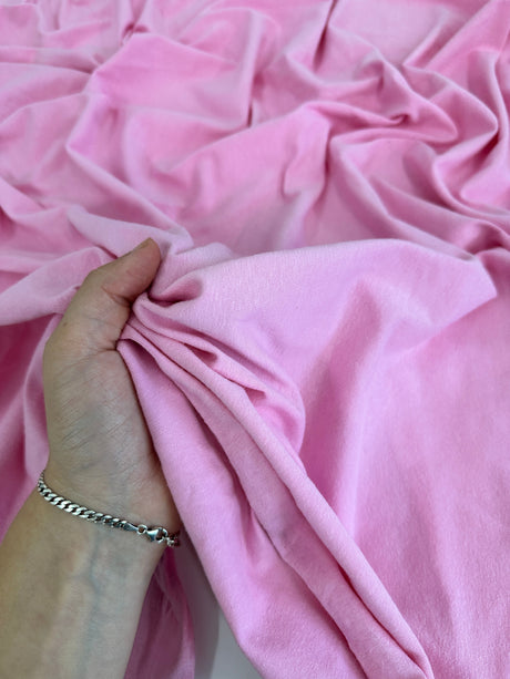 Cotton Jersey Knit Baby Pink