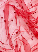 Red Pearl Tulle