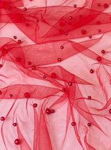 Red Pearl Tulle