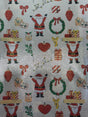 Jolly Santa Mystique Spandex Fabric - Printed Holiday Santa, 60" Width (1 Yard)