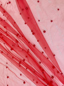 Red Pearl Tulle