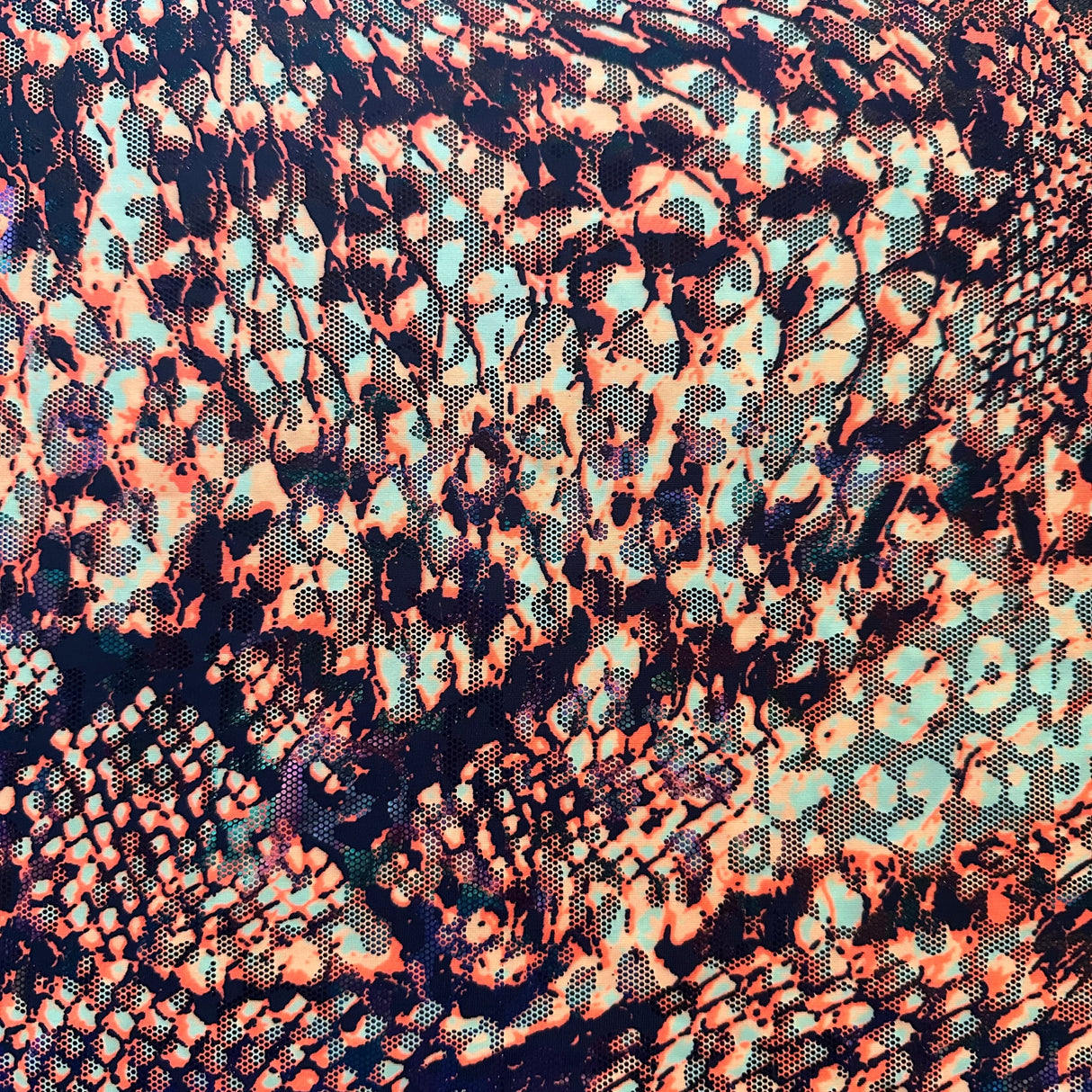 Polyester Spandex Fabric Illusion Snake 60"