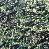 Polyester Spandex Fabric Illusion Snake 60"