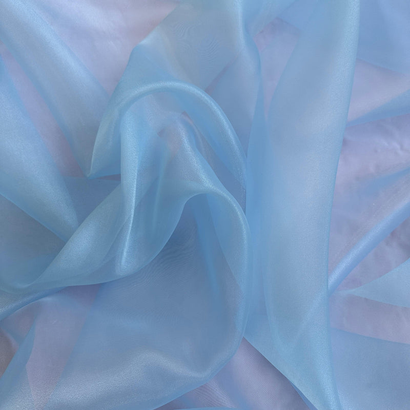 Crystal Organza Baby Blue
