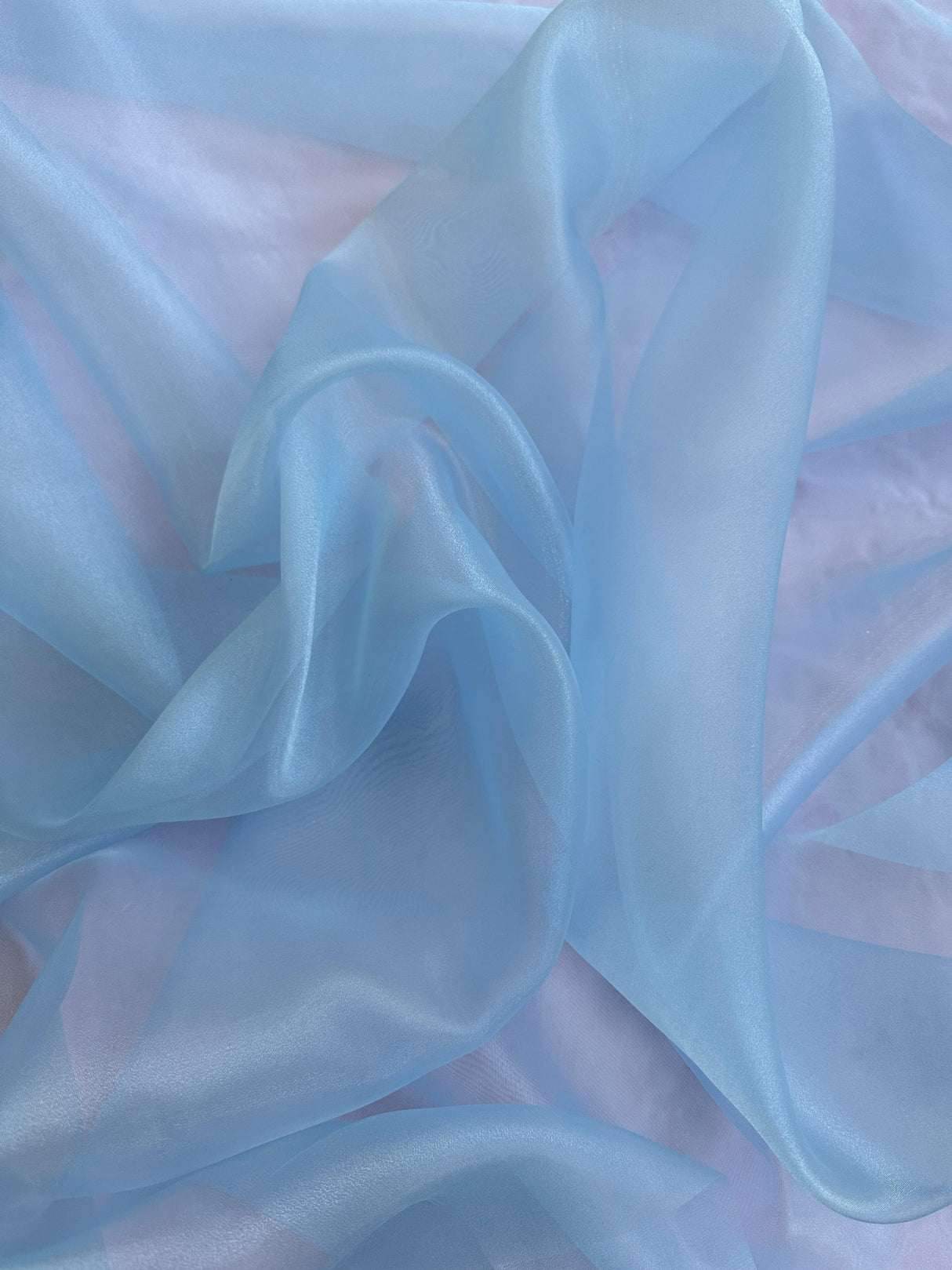 Crystal Organza Baby Blue