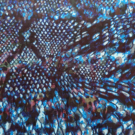 Polyester Spandex Fabric Illusion Snake 60"