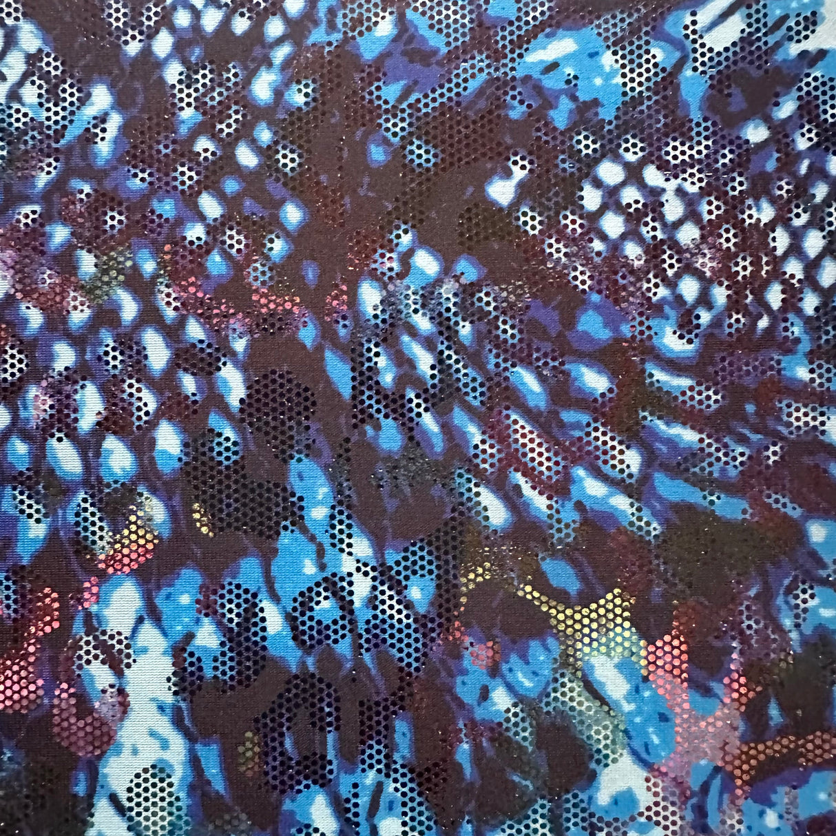 Polyester Spandex Fabric Illusion Snake 60"