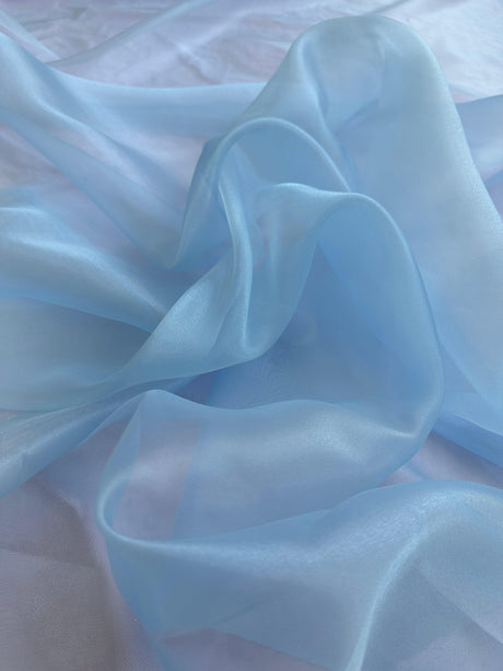 Crystal Organza Baby Blue