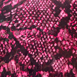 Polyester Spandex Fabric Illusion Snake 60"
