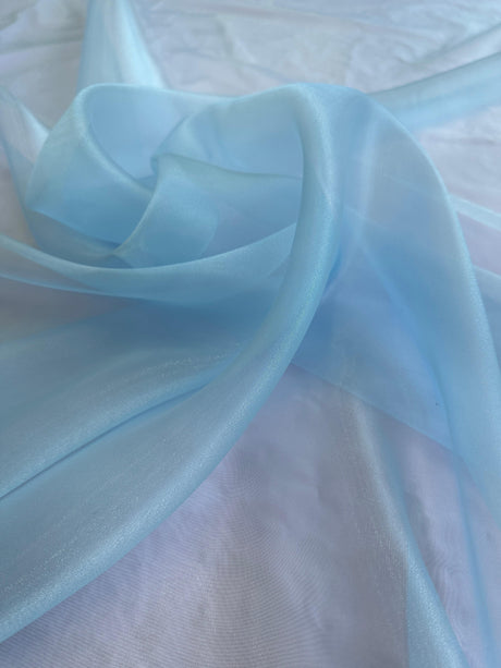 Crystal Organza Baby Blue