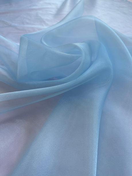 Crystal Organza Baby Blue