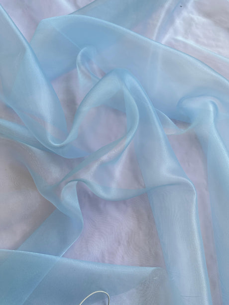 Crystal Organza Baby Blue