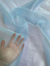 Crystal Organza Baby Blue