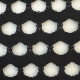 Poly Span Pentagon Fishnet Fabric 60" Black White