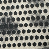 Poly Span Pentagon Fishnet Fabric 60" Black White