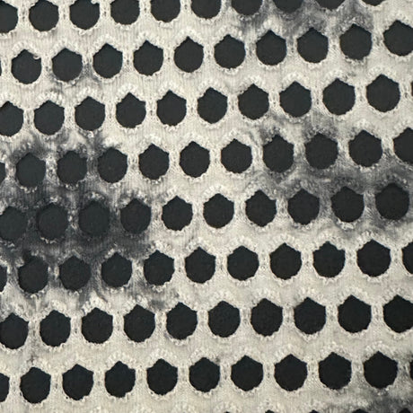 Poly Span Pentagon Fishnet Fabric 60" Black White
