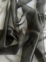 Black Crystal Organza