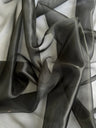 Black Crystal Organza