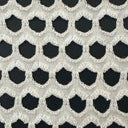 Poly Span Pentagon Fishnet Fabric 60" Black White