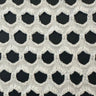Poly Span Pentagon Fishnet Fabric 60" Black White