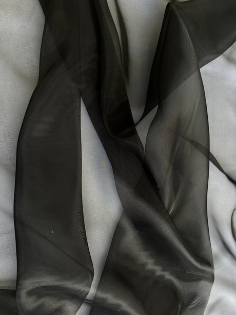 Black Crystal Organza