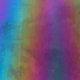 Polyester Rainbow Vinyl Bodre Fabric 60" Multi Color