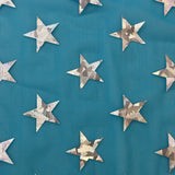 Power Mesh Star Hologram Foil Fabric 60" Width