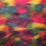 Faux Fur Fabric Pastel Rainbow Patchwork