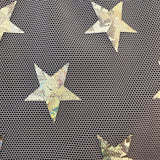 Power Mesh Star Hologram Foil Fabric 60" Width