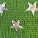 Power Mesh Star Hologram Foil Fabric 60" Width