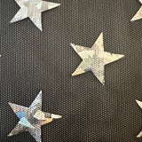 Power Mesh Star Hologram Foil Fabric 60" Width