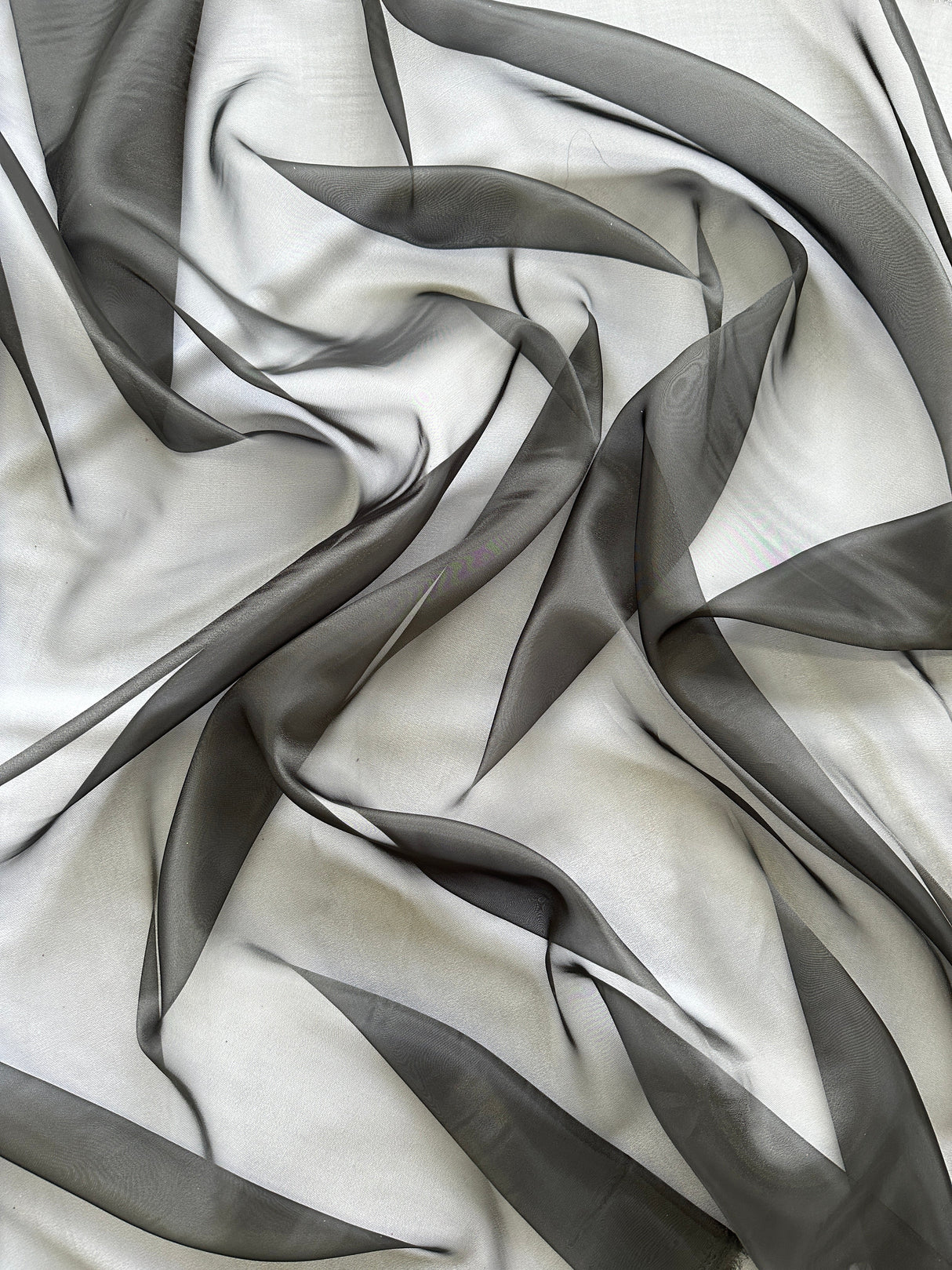 Black Crystal Organza