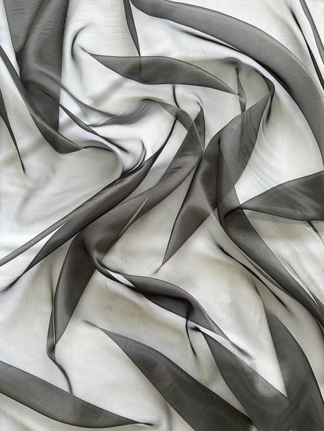 Black Crystal Organza