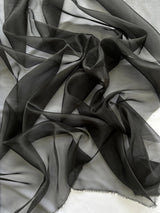 Black Crystal Organza