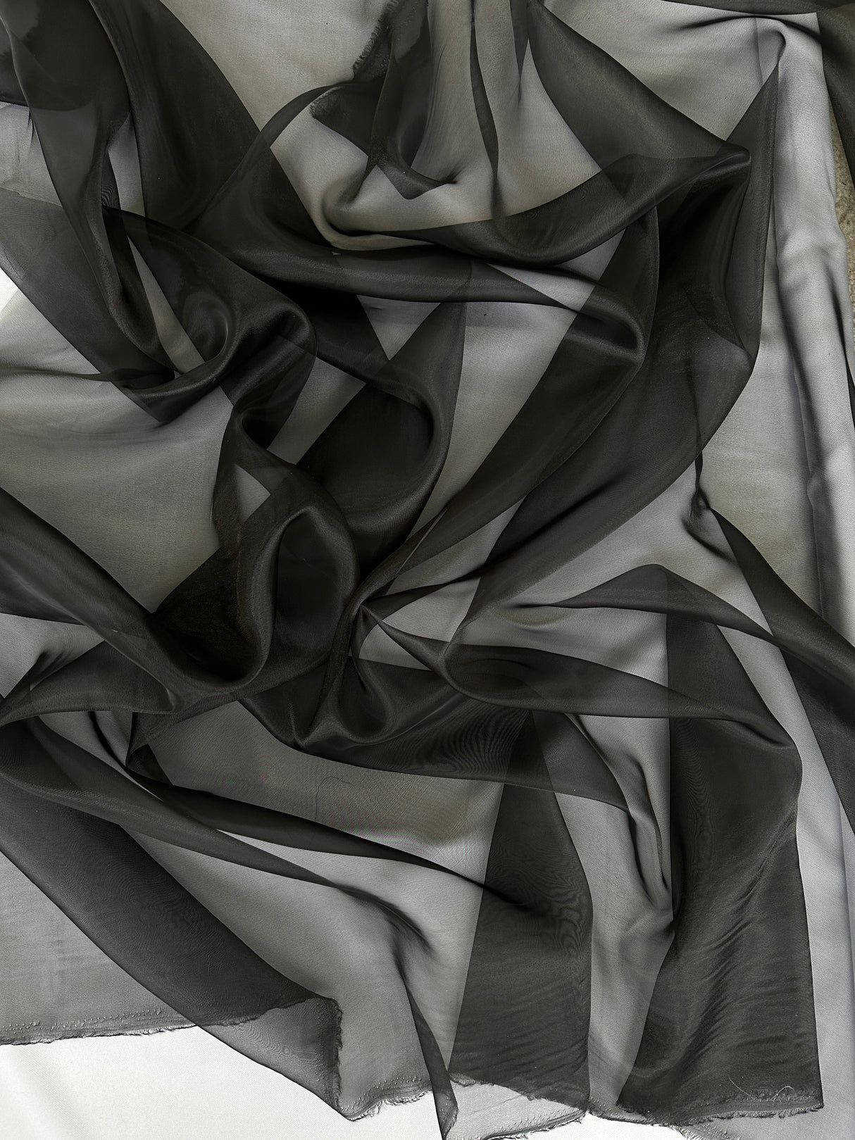 Black Crystal Organza